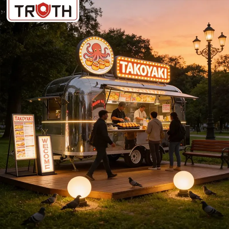 Cozinha Móvel Totalmente Equipada para Taco Trailers