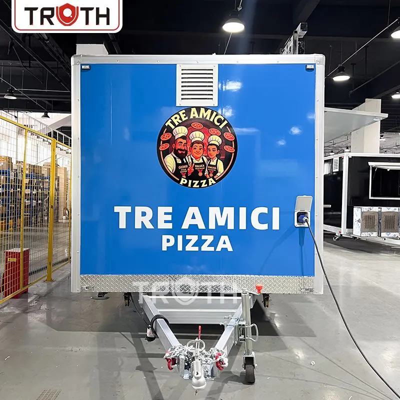 Square Pizza Food Truck