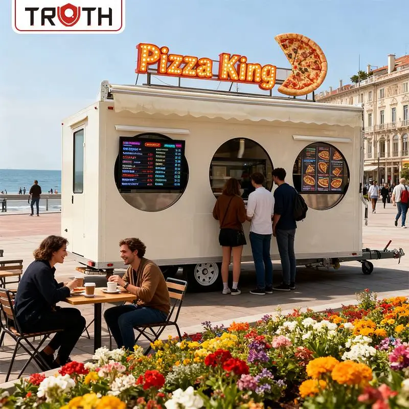 Pizza Fast Food Truck com cozinha completa