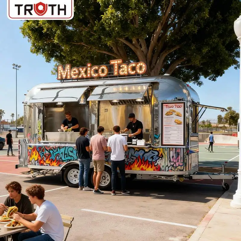 Concessão de caminhão reboque Taco totalmente equipada